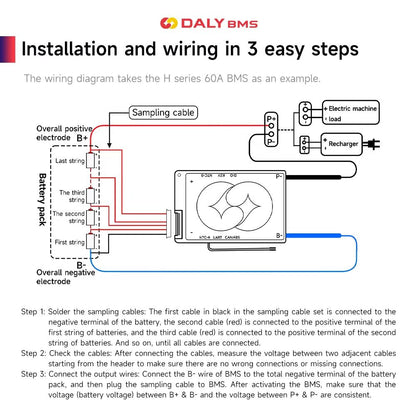 Daly Smart Lifepo4 BMS  Professional Lithium Battery Management System For 12V 24V 36V 48V And 72V  3