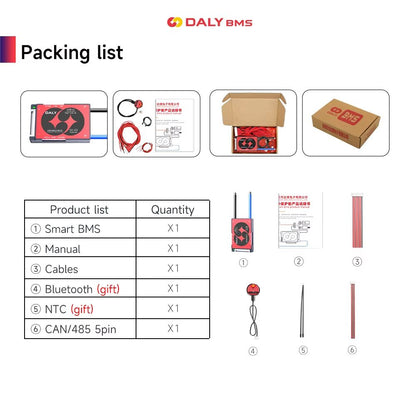 Daly Smart Lifepo4 BMS  Professional Lithium Battery Management System For 12V 24V 36V 48V And 72V  4