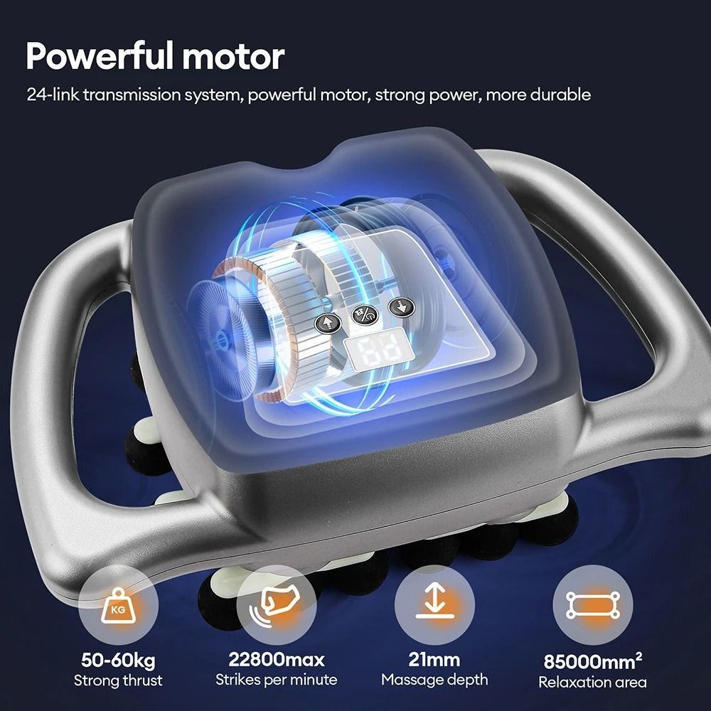 Deep Tissue Massage Gun With 24 Heads And 99 Speed Levels 4