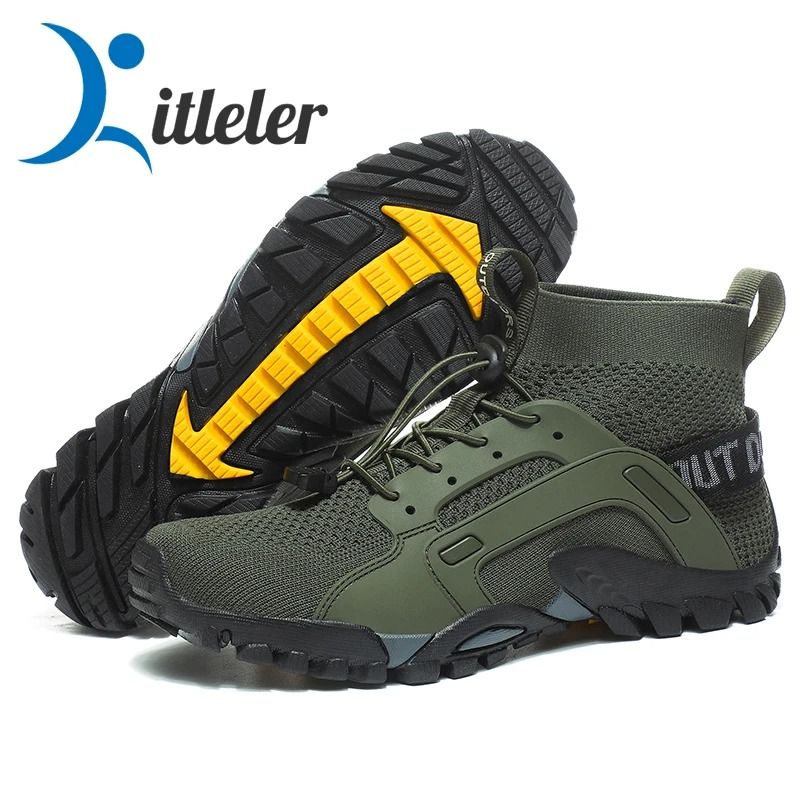 Men Quick Dry Aqua Shoes With Anti Slip Sole For Water Sports And Hiking 9