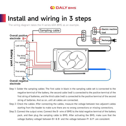 Daly BMS 10S 36V  Smart Lithium Battery Management System For 24V 36V And 48V Liion  Lifepo4 Packs 3