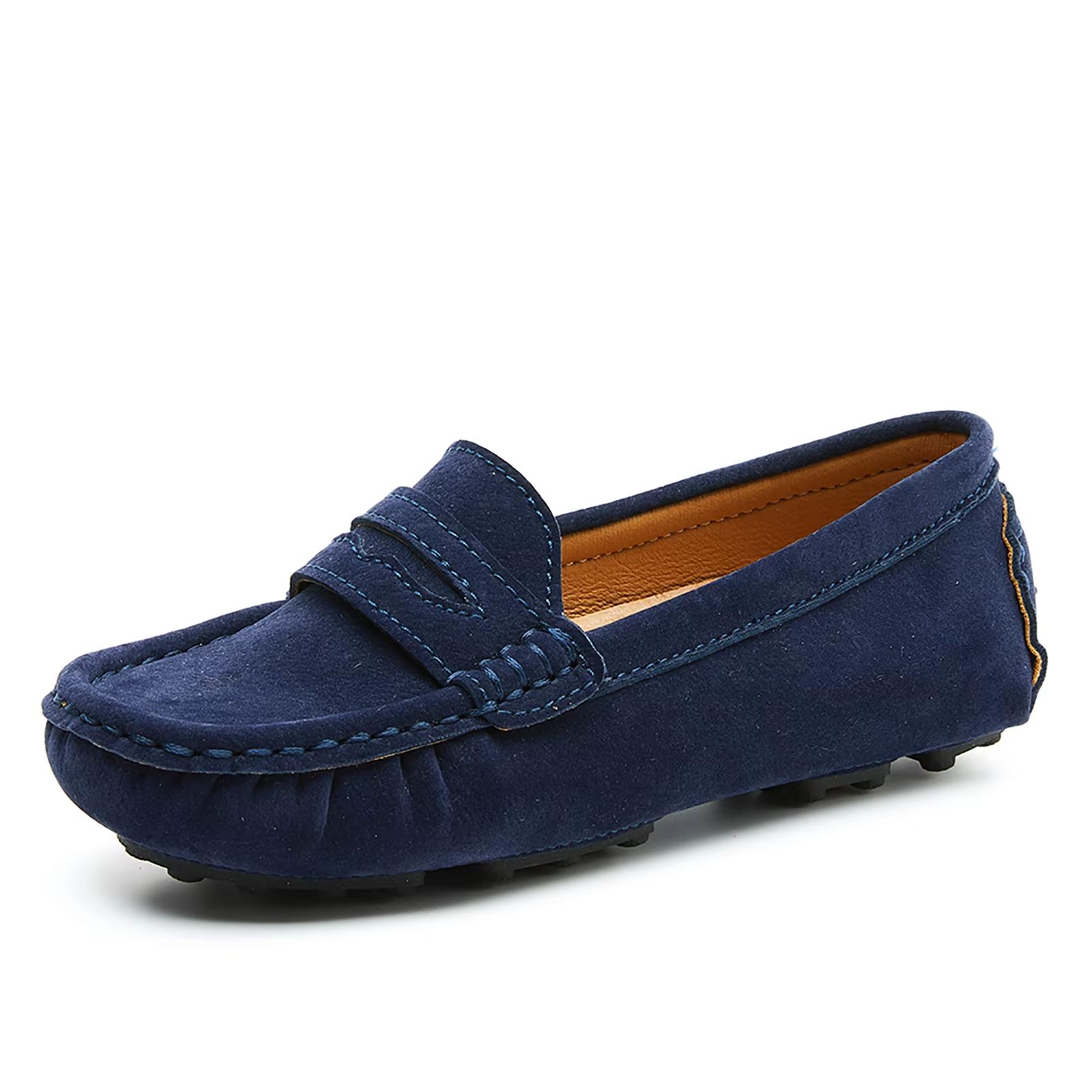 EOFK Kids Loafers  Soft Suede SlipOn Moccasins For Boys And Girls 8