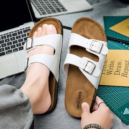Classic Cork Slippers For Men And Women  Soft Breathable Outdoor And Indoor Comfort 2