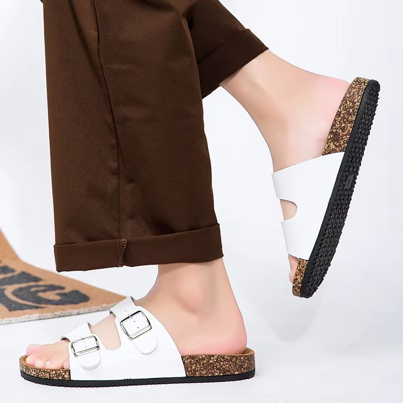 Classic Cork Slippers For Men And Women  Soft Breathable Outdoor And Indoor Comfort 5