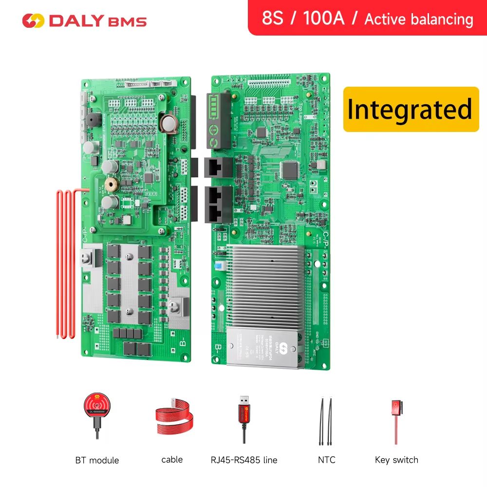 Daly Smart Inverter BMS  LiFePO4 Battery Management System With Active Balancer For 24V  48V Energy 6