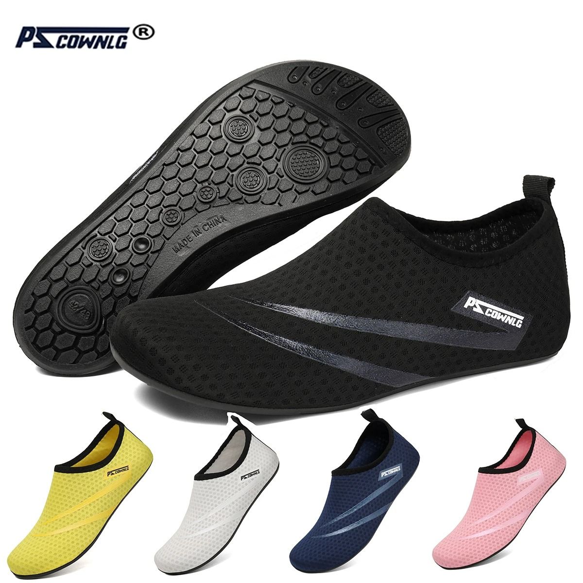 Unisex Quick Dry Aqua Shoes for Swimming, Surfing, and Water Sports
