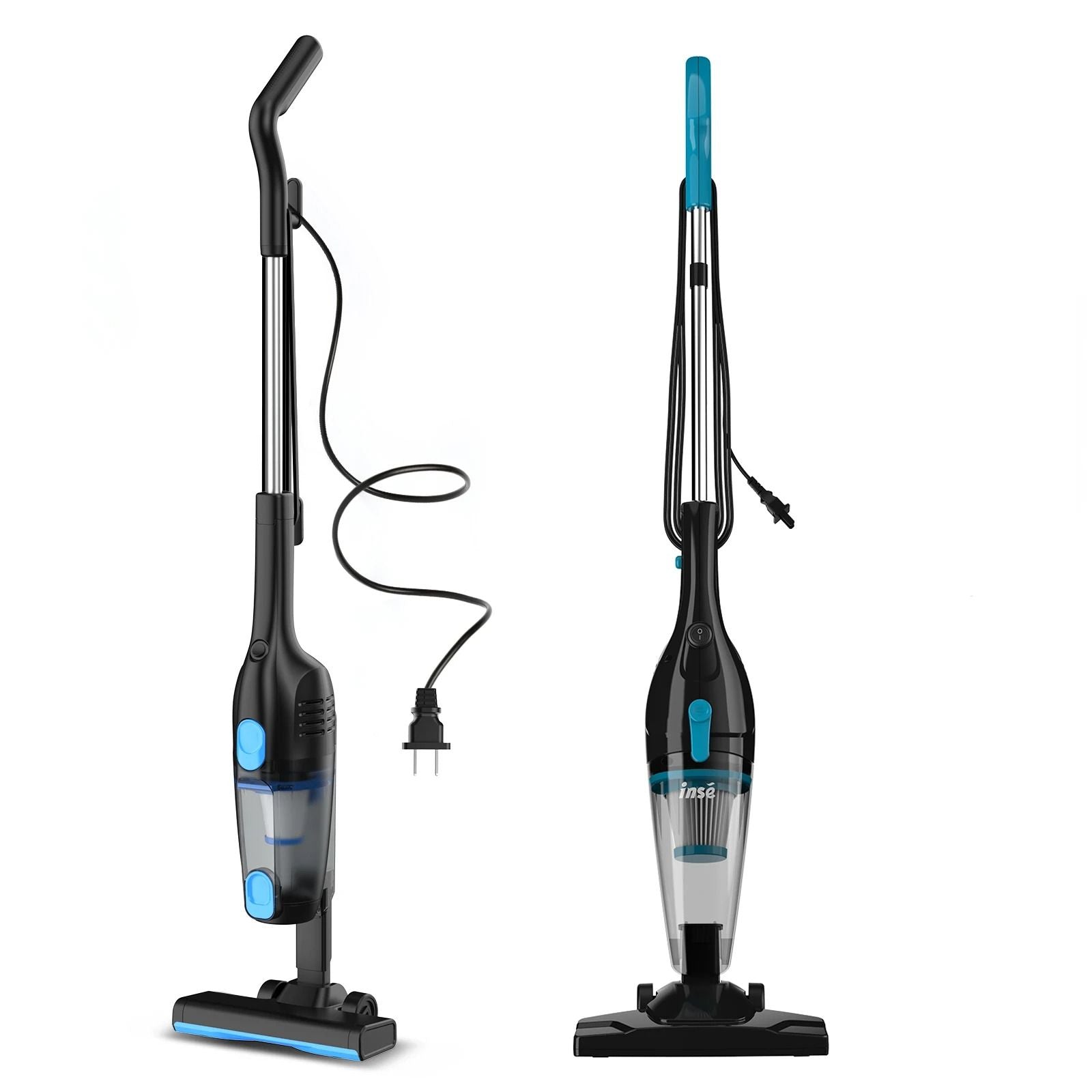 Corded Vacuum Cleaner with Powerful Suction and Long Cord for Car and Home Cleaning