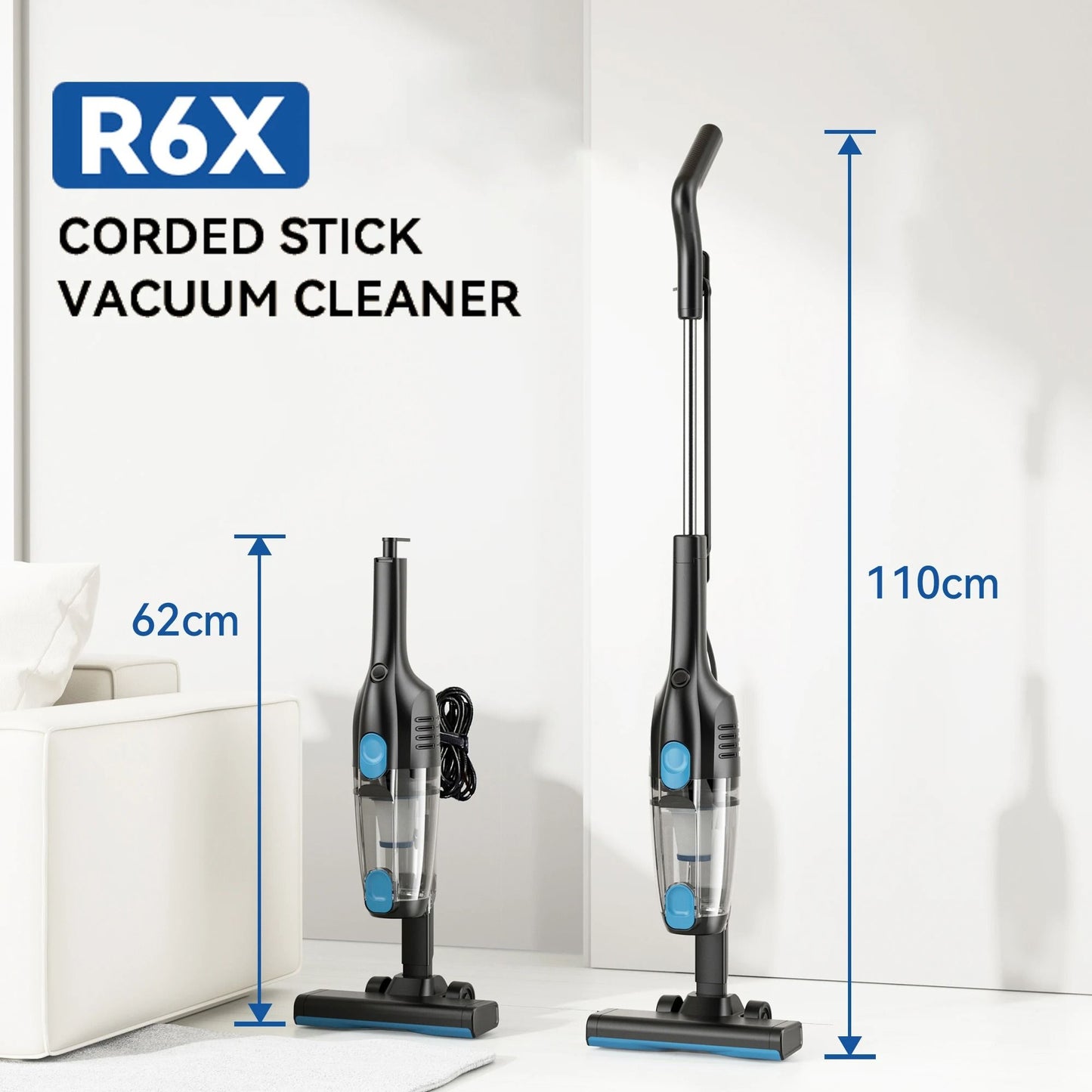Corded Vacuum Cleaner With Powerful Suction And Long Cord For Car And Home Cleaning 1