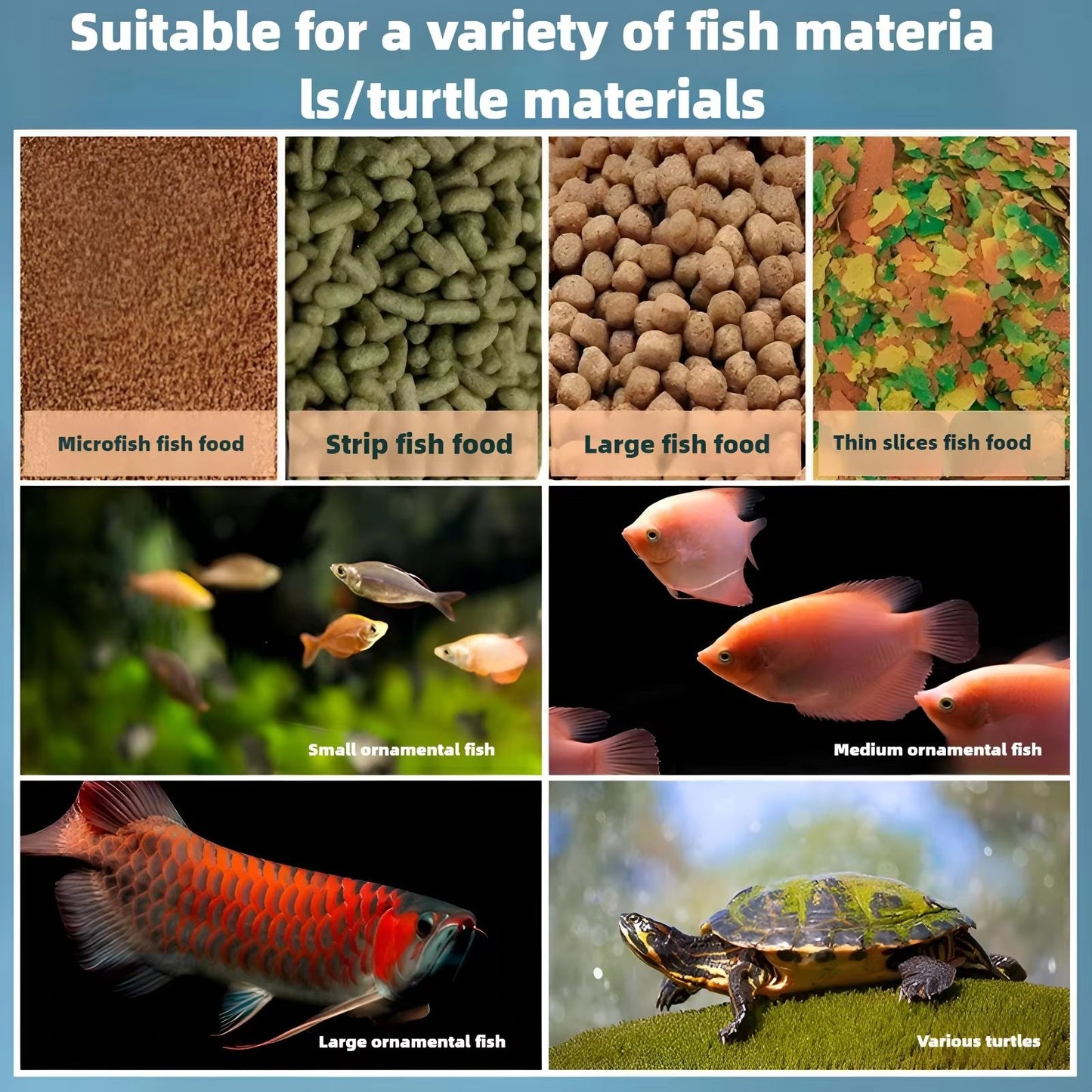Automatic Fish Feeder With 4Speed Timer  Smart Aquarium  Turtle Food Dispenser 3