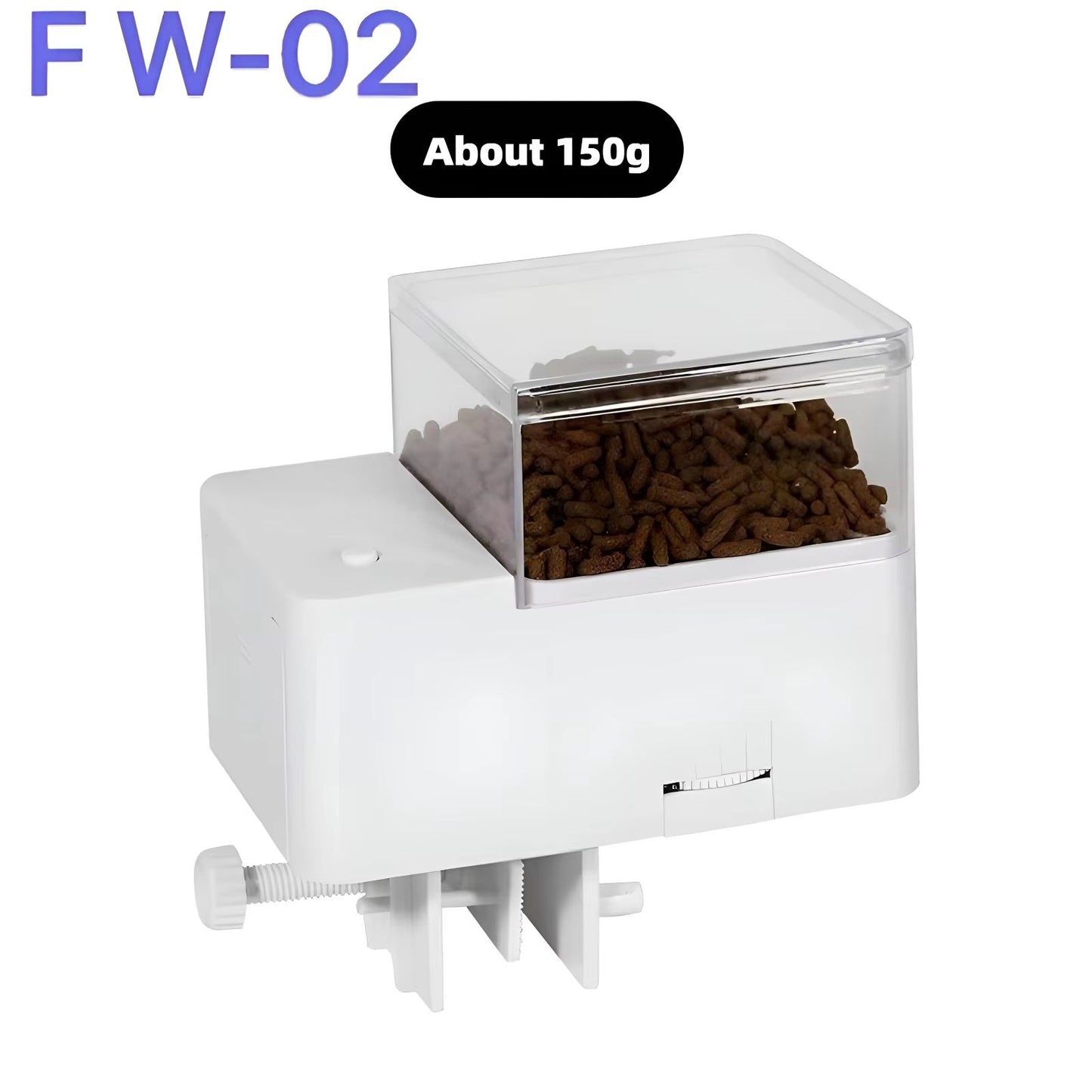 Automatic Fish Feeder With 4Speed Timer  Smart Aquarium  Turtle Food Dispenser 7