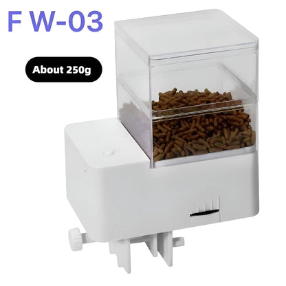 Automatic Fish Feeder With 4Speed Timer  Smart Aquarium  Turtle Food Dispenser 8
