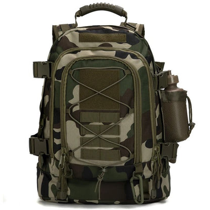 Expandable Tactical Backpack 60L Waterproof Military Travel Pack 11