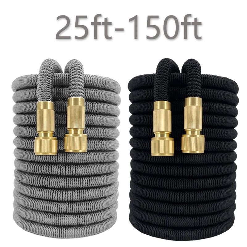 Expandable Garden Water Hose Flexible High Pressure Double Latex Pipe