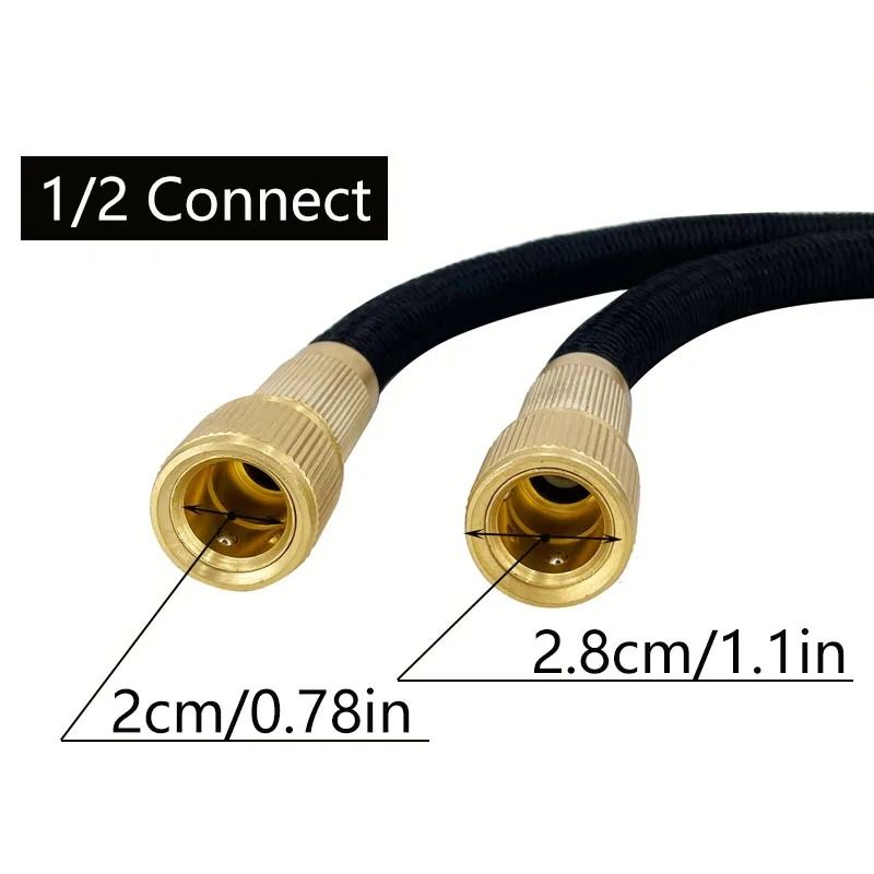 Expandable Garden Water Hose Flexible High Pressure Double Latex Pipe 1