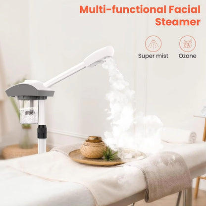 Ozone Facial Steamer With Warm Mist  Deep Cleaning  Skin Hydration For Home Spa And Salon 4