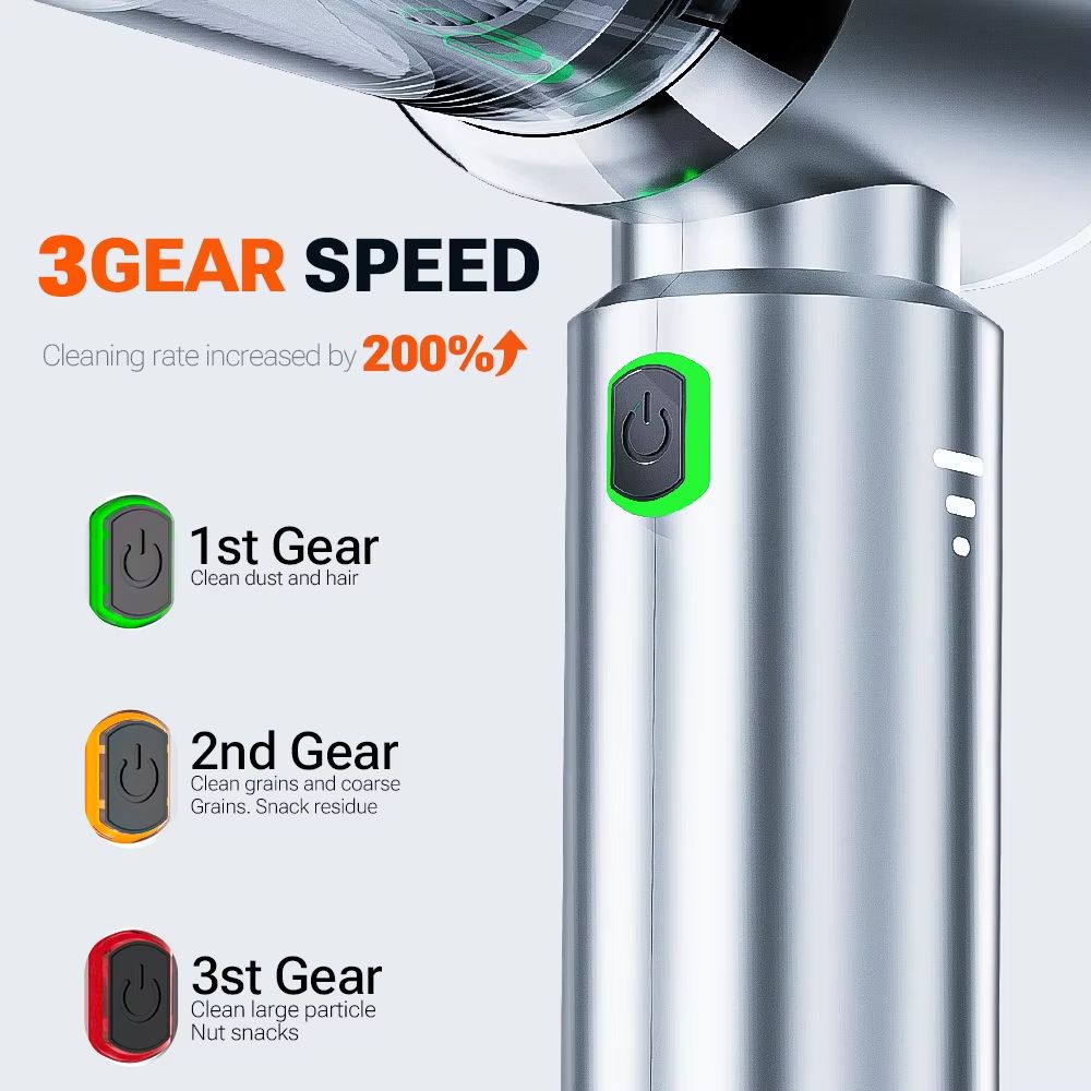 SZUK Wireless Car Vacuum Cleaner  180000PA Powerful Mini Handheld Cleaner For Car Home  Keyboard 4