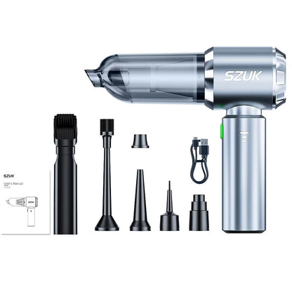 SZUK Wireless Car Vacuum Cleaner  180000PA Powerful Mini Handheld Cleaner For Car Home  Keyboard 6