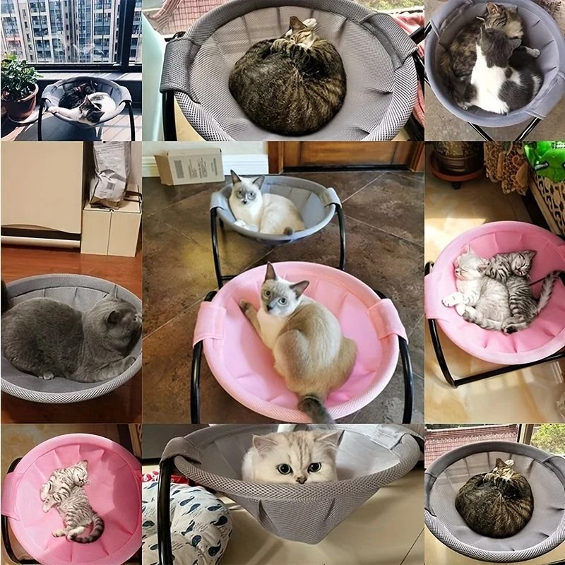 Breathable Cooling Cat Hammock Bed 4