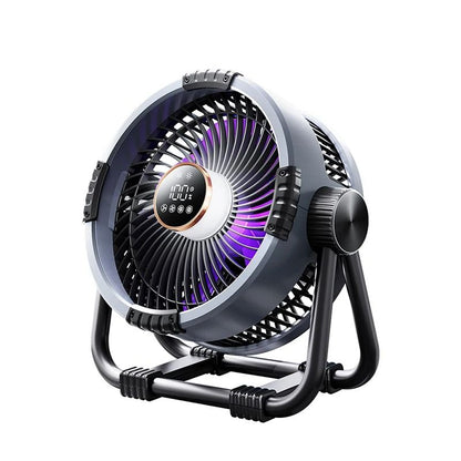 Multifunctional Outdoor Camping Fan With 20000mAh Battery LED Light And Power Bank 6