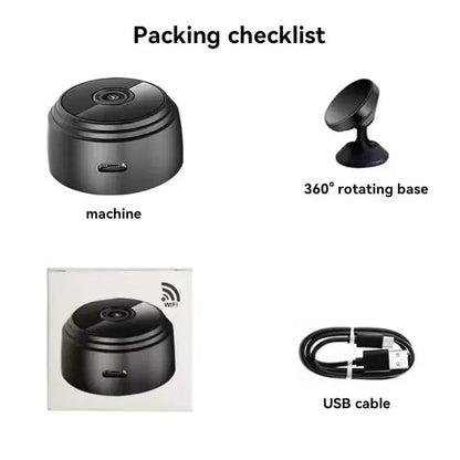 A9 Mini WiFi Wireless Security Camera With Remote Monitoring 6