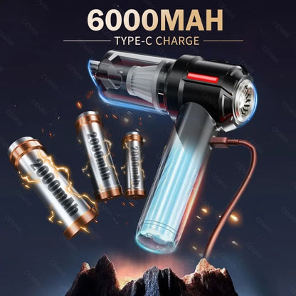 Car Vacuum Cleaner Mini Powerful Cordless Portable Vacuum For Car And Home 4