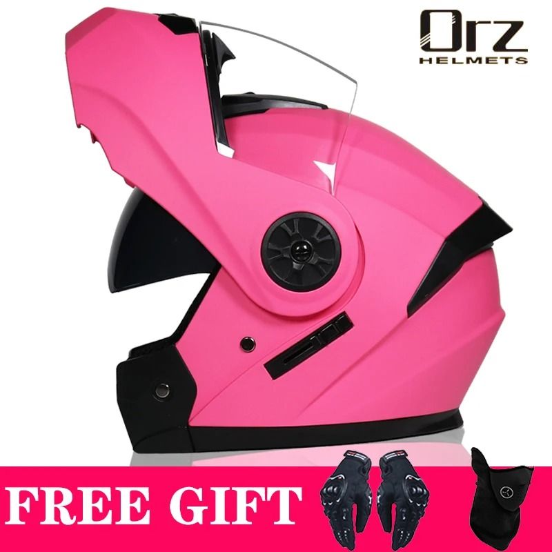 DOT Approved Modular Flip Motorcycle Helmet With Dual Lens And Interior Visor 5