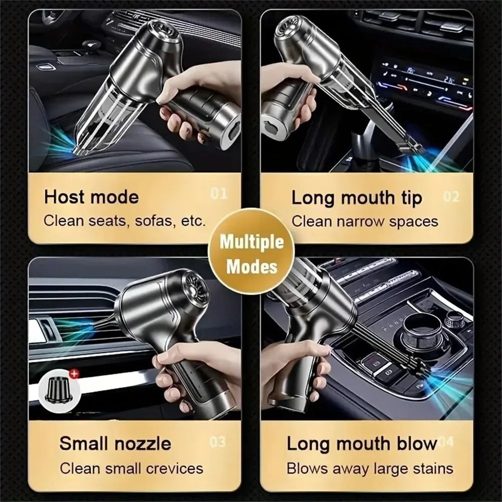 Car Vacuum Cleaner Mini Wireless Handheld Blower And Air Duster 5