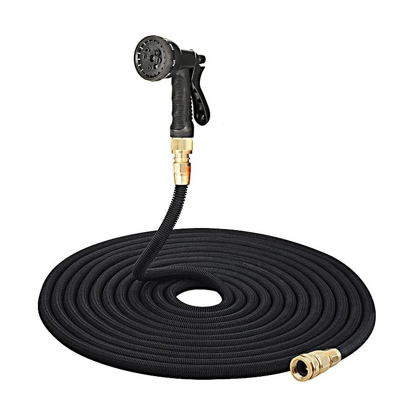 Expandable Garden Water Hose Reel With High Pressure Flexible Watering Pipe 1