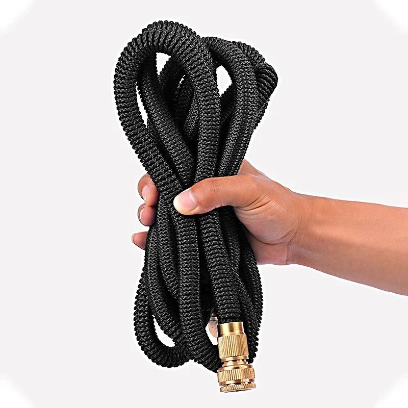 Expandable Garden Water Hose Reel With High Pressure Flexible Watering Pipe 2