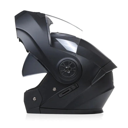 Dual Lens Flip Up Modular Full Face Motorcycle Helmet 7