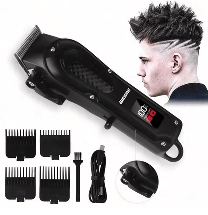 Professional USB Rechargeable Hair Clipper And Cordless Beard Trimmer For Men 2