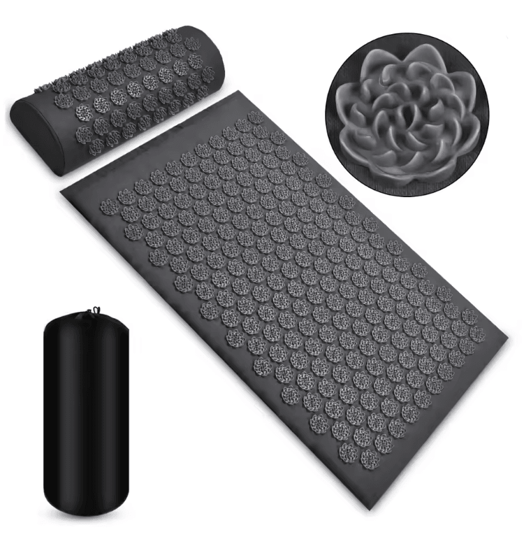 Eco Acupressure Massage Mat With Lotus Spike Design For Back Neck And Foot Relaxation 3