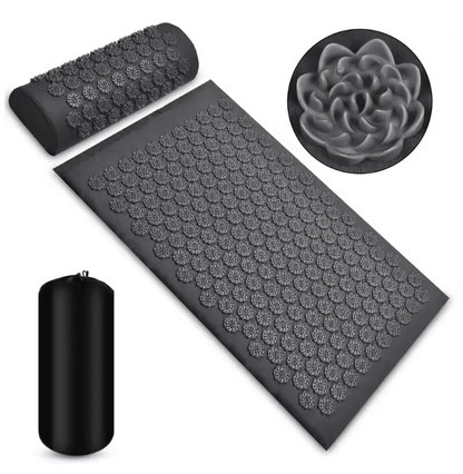 Eco Acupressure Massage Mat With Lotus Spike Design For Back Neck And Foot Relaxation 3