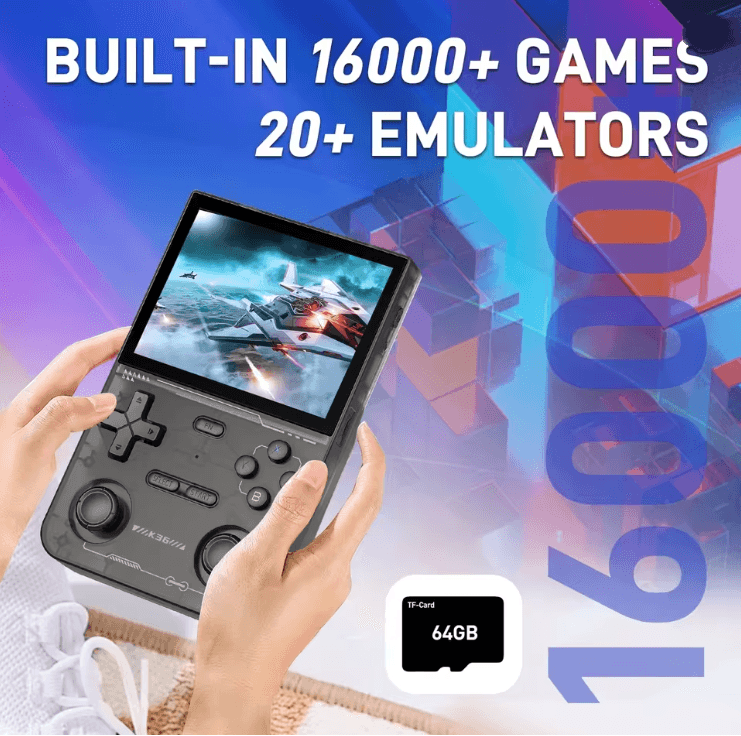 Gaminja K36 Portable Handheld Game Console With IPS Screen And 64GB Memory 1