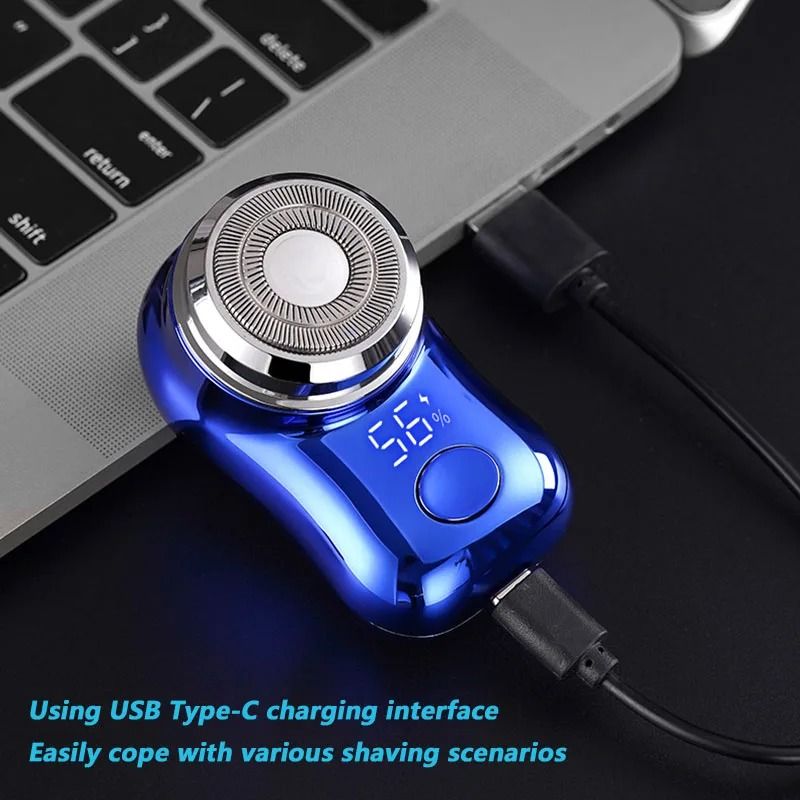 Mini Electric Shaver For Men With USB C Recharge And Digital Power Display 2