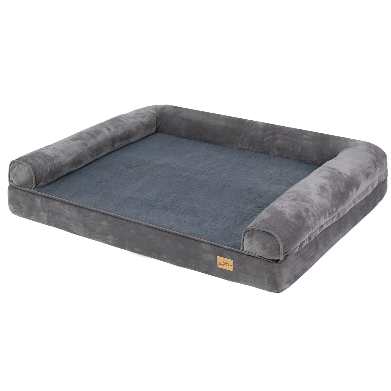Large Orthopedic Dog Bed With Bolster And Washable Cover 2