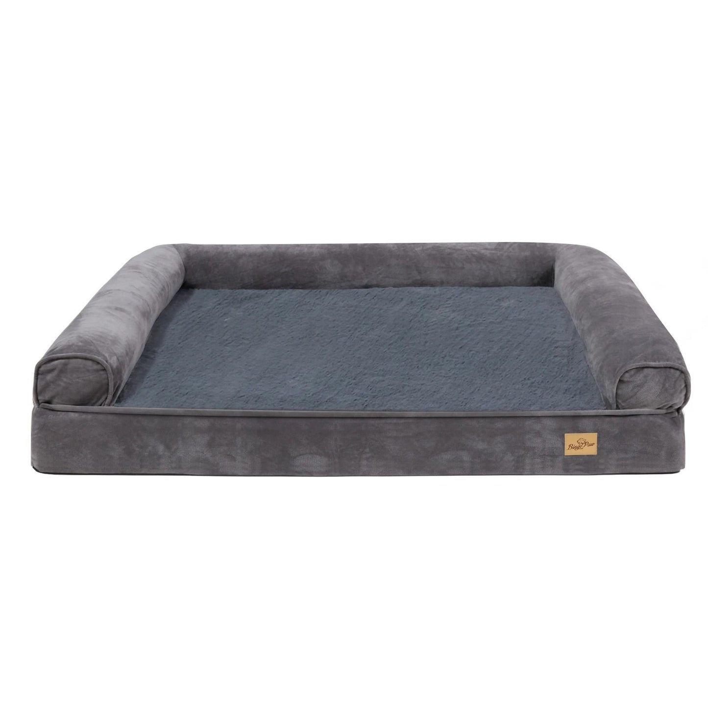 Large Orthopedic Dog Bed With Bolster And Washable Cover 3