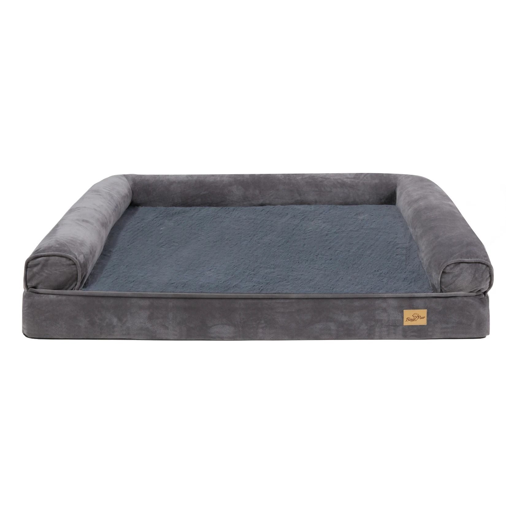 Large Orthopedic Dog Bed With Bolster And Washable Cover 3