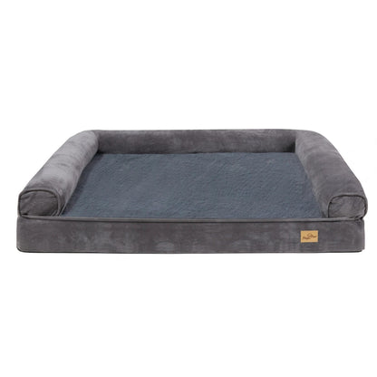 Large Orthopedic Dog Bed With Bolster And Washable Cover 3
