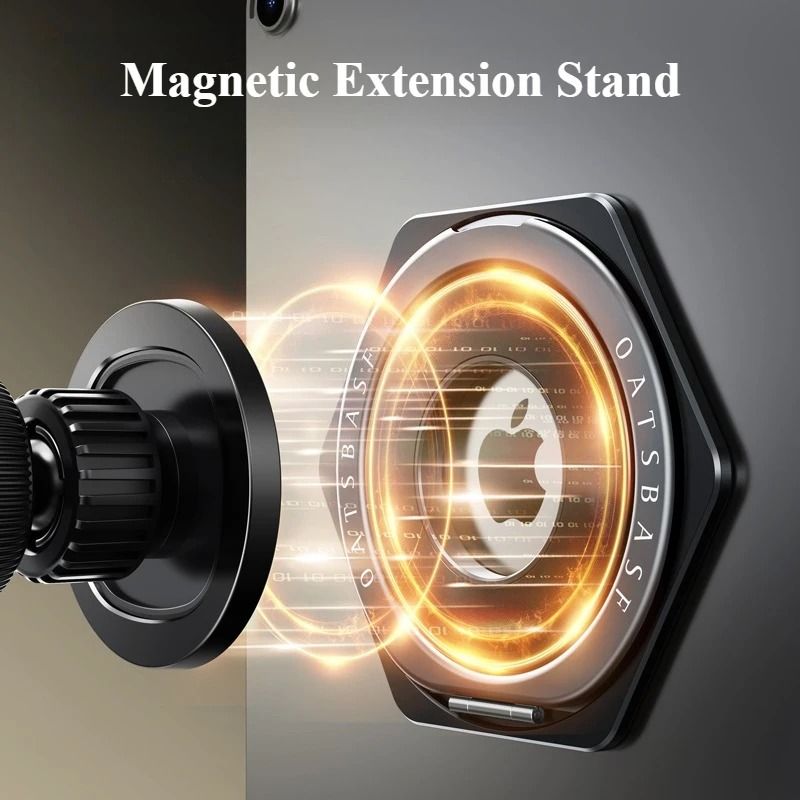 Magnetic Tablet Holder With 360 Degree Rotating Ring Stand For IPad And Tablets 4