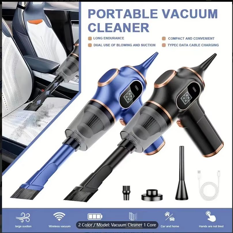 BELIBUY Wireless Car Vacuum Cleaner  HighPower Handheld Mini Vacuum For Home Sofa Carpet And Auto C 1
