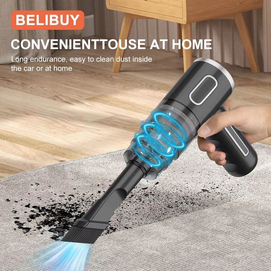 BELIBUY Wireless Car Vacuum Cleaner  HighPower Handheld Mini Vacuum For Home Sofa Carpet And Auto C 3