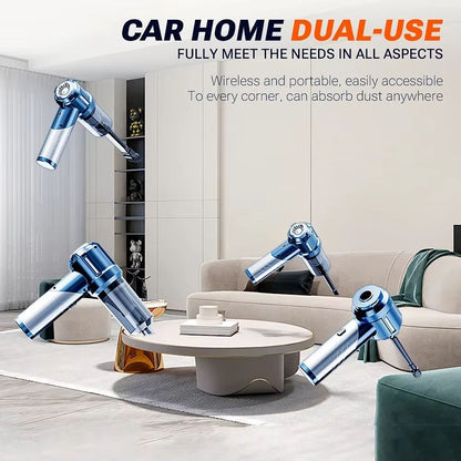 SZUK Foldable Car Vacuum Cleaner  Portable Cordless Handheld Mini Vacuum With Strong Suction For Ca 5