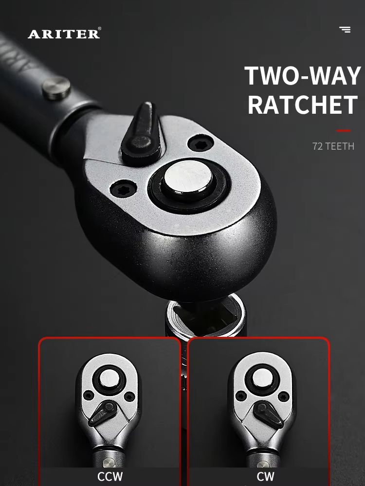ARITER High Precision Click Torque Wrench 14 38 12 Drive  Professional 3 Accuracy For Bicycle  Car  2
