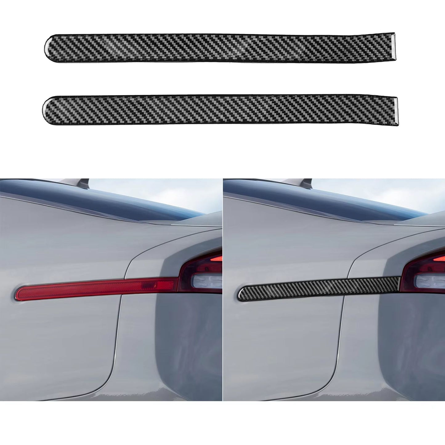 Kia Stinger Brake Light Covers 2 Pcs  Durable Rear Light Protection Stickers For 20182023 Models 1