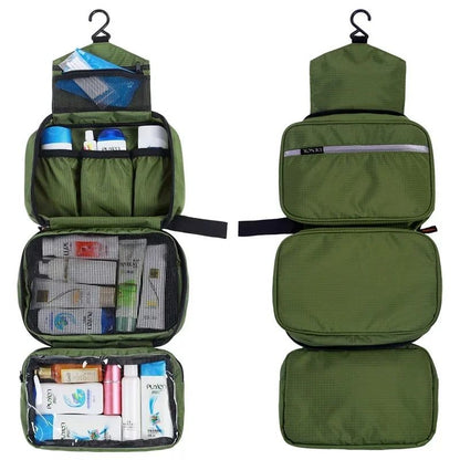 Waterproof Hanging Travel Toiletry Bag With Multiple Compartments 9