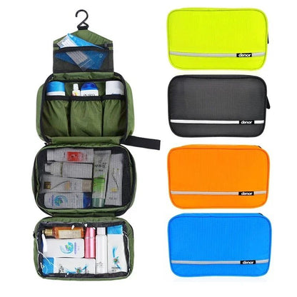 Waterproof Hanging Travel Toiletry Bag With Multiple Compartments 1