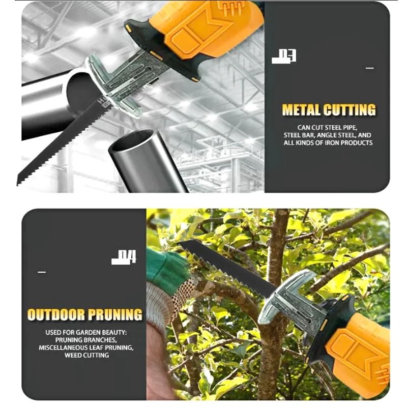 Cordless Reciprocating Saw Multi Functional Power Tool For Cutting Wood And Metal 5