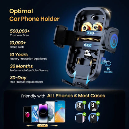 Universal Air Vent Car Phone Holder with 360 Degree Rotation