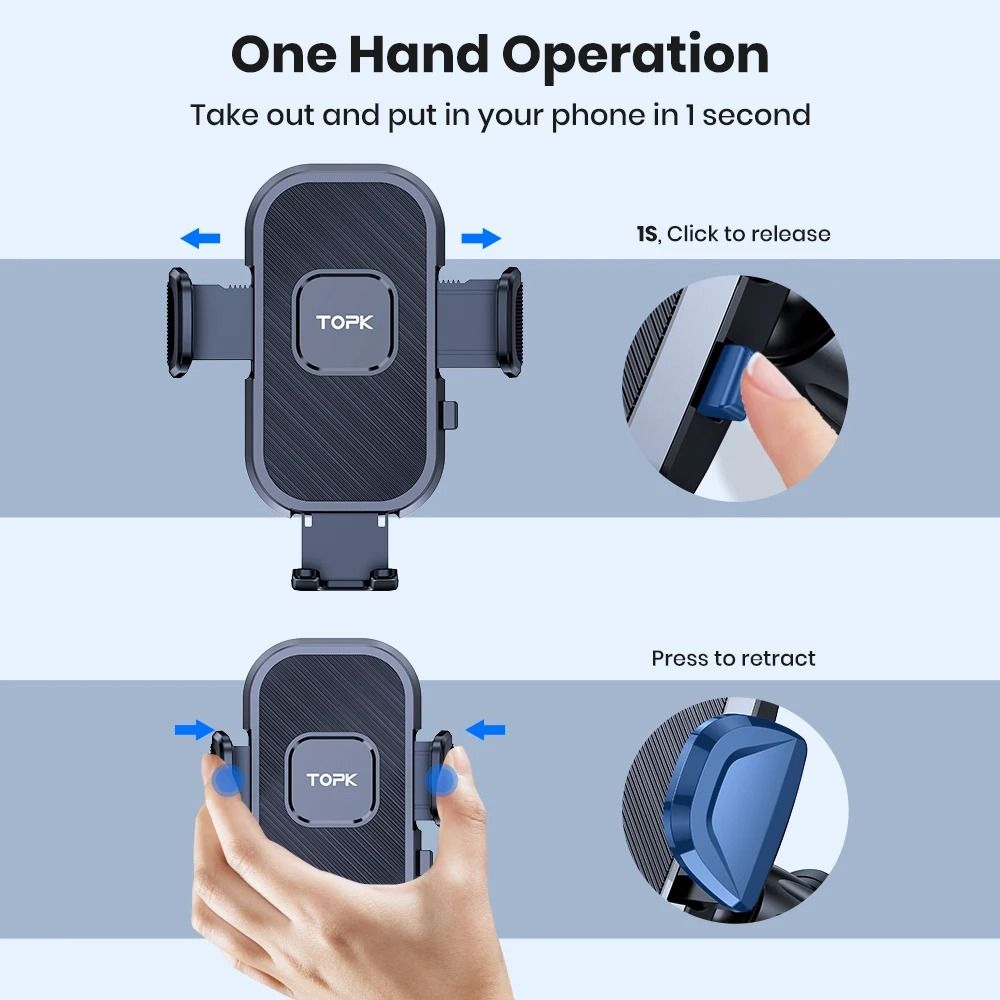 Universal Air Vent Car Phone Holder With 360 Degree Rotation 4